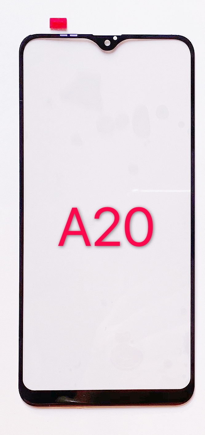 Стекло дисплея Samsung A20 (SM-A205F) A30s (A307) черный (Есть замена)