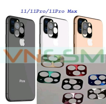 Защитное кольцо на камеры для iPhone 11 Pro Max розовое золотой