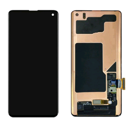 Дисплей (модуль) Samsung S10 (SM-G973F Оригинал) + тачскрин черный (Есть замена)