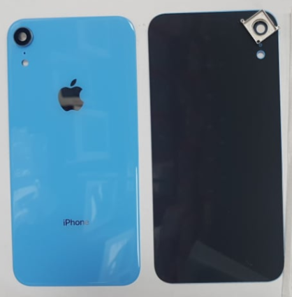 Задняя крышка Iphone XR Оригинал синий c стекло камеры (Есть замена)