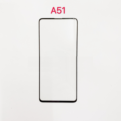 Стекло дисплея Samsung A51 (A515) черный (Есть замена)