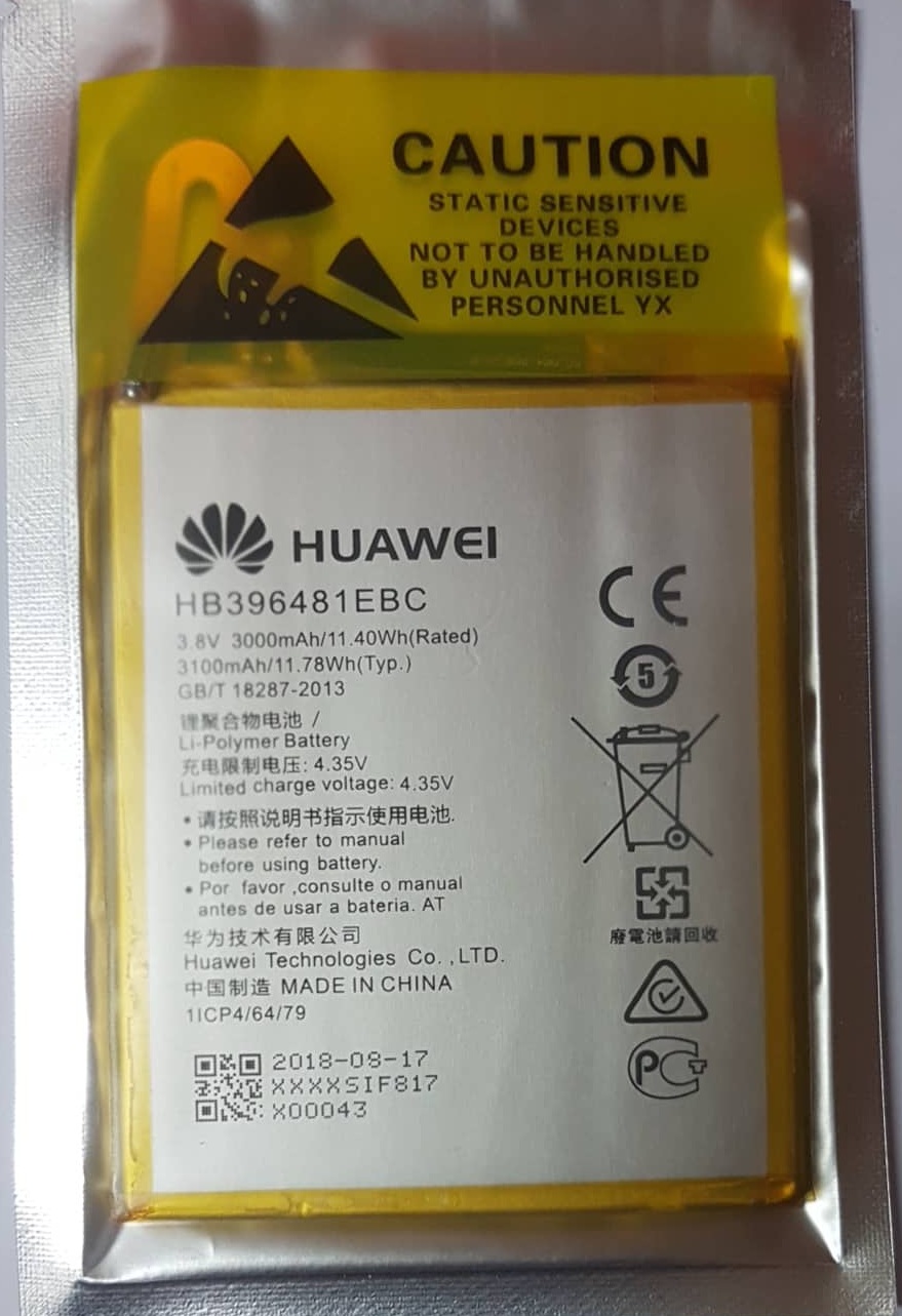 Аккумулятор HB396481EBC для Huawei Honor 5X / G8 / G7 Plus / Y6 II (Есть замена)